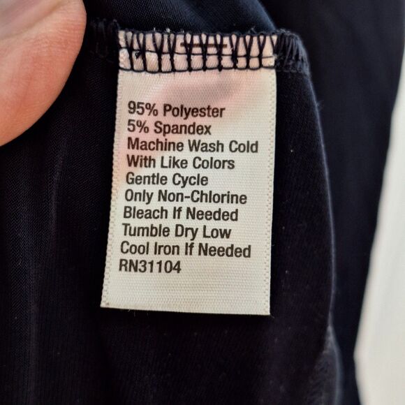 The‎ Limited Womens 3X Full Wrap Dress Black Ruffle Short Sleeve Waist Tie Party - Picture 11 of 11